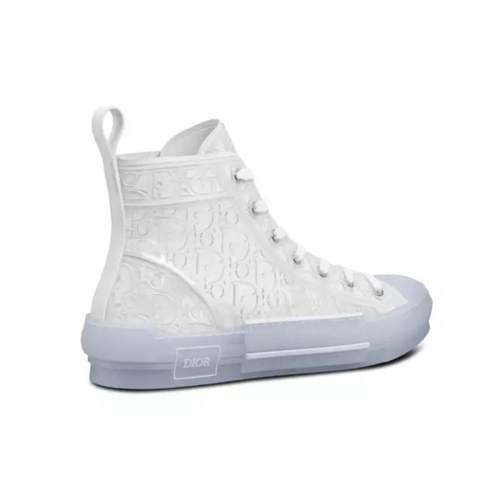 Dior White High-Top Sneakers